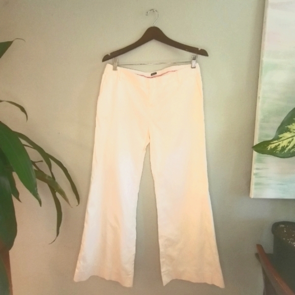 Gap Stretch Y2K Cotton Casual Low Rise Flare Wide Leg Lightweight Boho Pant - Picture 2 of 7